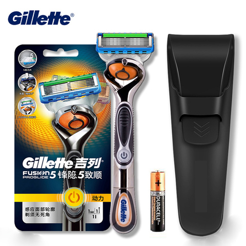 Мужская бритва Gillette Fusion ProGlide, бритва для бритья лица, бороды, волос, триммер с 5-слойными лезвиями, замена t-Refills ► Фото 1/6