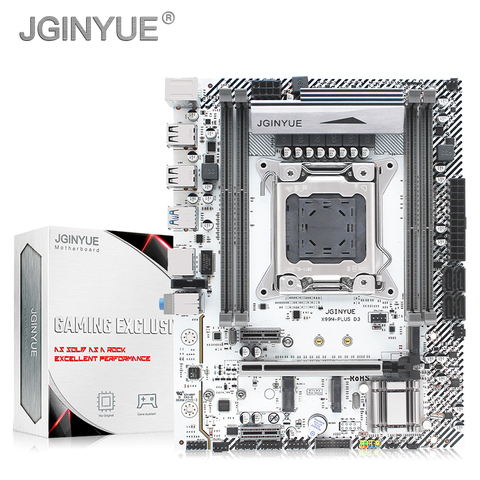 X99 настольная материнская плата LGA 2011-3 Поддержка DDR3 RAM E5 2678 V3 E5 2696 V3 процессор SATA pci-e M.2 NVME X99M PLUS D3 ► Фото 1/6