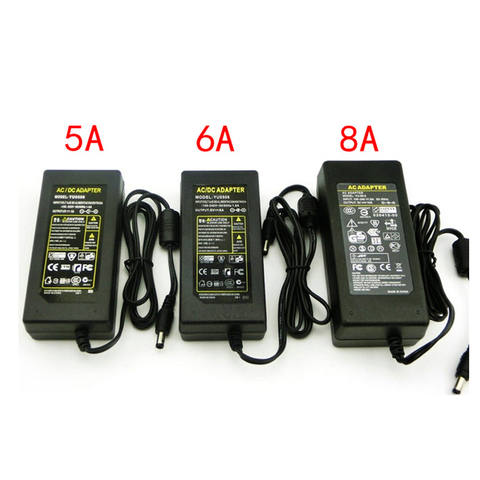 AC DC 220V to 12 V импульсный источник питания адаптер AC to DC 12 V 1A 2A 3A 4A 5A 6A 8A 10A светодиодный трансформатор 12 V источник питания SMPS ► Фото 1/6