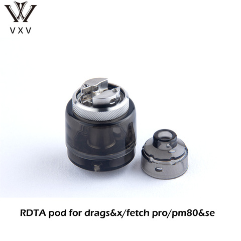 Лидер продаж, VXV Soulmate RDTA POD 510 Thread для Target pm80 pm80 SE Fetch Pro Voopoo Drag x/ Drag s, атомайзер для электронных сигарет «сделай сам», бак для вейпа ► Фото 1/6