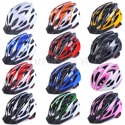 Лёгкий мотоциклетный шлем для мужчин и женщин, защитный шлем для езды на велосипеде, дорожном велосипеде, для взрослых, для горных велосипедов ► Фото 1/6