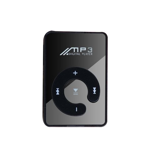 Портативный мини-зеркальный mp3-плеер, музыкальный медиаплеер, поддержка Micro SD, TF карта, модный Hifi MP3 для занятий спортом на открытом воздухе ► Фото 1/6