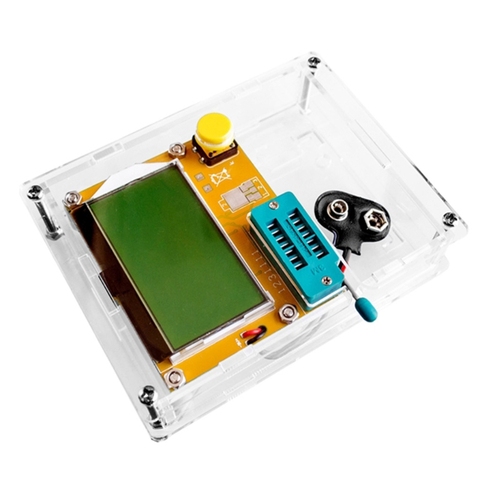 Прозрачный акриловый чехол-коробка для LCR-T4 ESR тестер транзисторов Емкость ► Фото 1/6