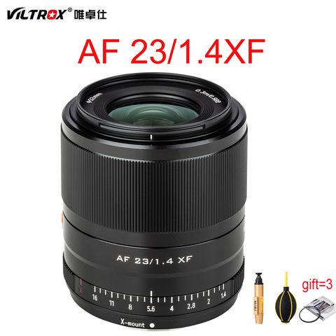 VILTROX 23 мм F1.4 XF AF 23/1.4 STM Автофокус Объектив с фиксированным фокусом для камеры Fujifilm FUJI X-mount X-T3 X20 X-H1 X pro3 ► Фото 1/6