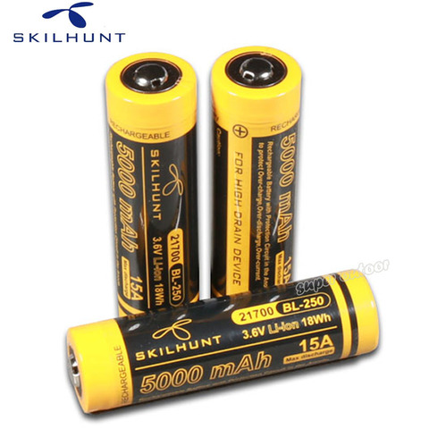 1 шт SKILHUNT BL-250 5000mAh аккумуляторная батарея 21700 ► Фото 1/2