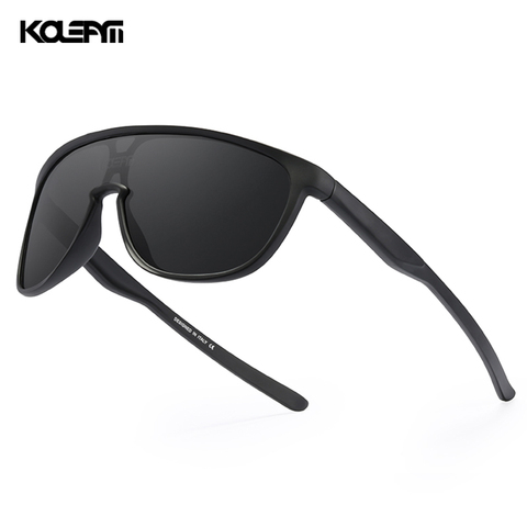 Мужские слитные солнцезащитные очки KDEAM, зеркальные Спортивные очки из материала TR90, UV400 ► Фото 1/6