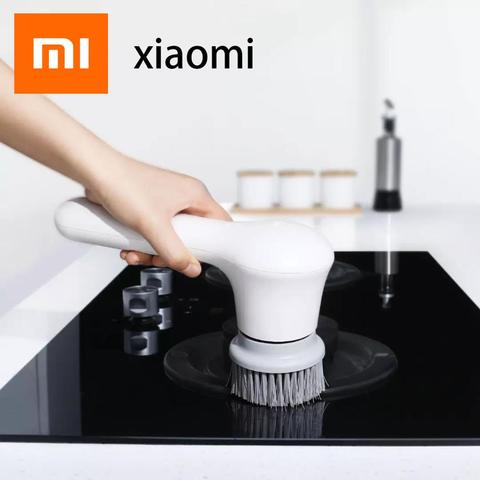 Xiaomi Shunzao ручная кухонная стиральная машина IPX7 водостойкая сильная очистка пятен щетка для мытья 2 скоростей ► Фото 1/6