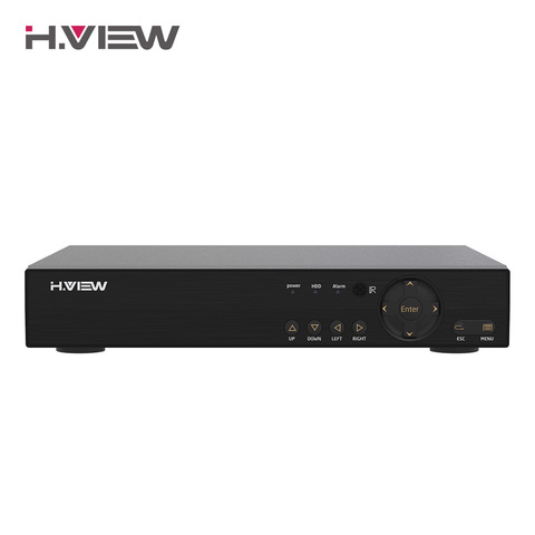 Цифровой видеорегистратор H.VIEW, 8 каналов, H.264, AHD, NVR, 1080P, HDMI, поддержка аналоговой ip-камеры AHD ► Фото 1/6