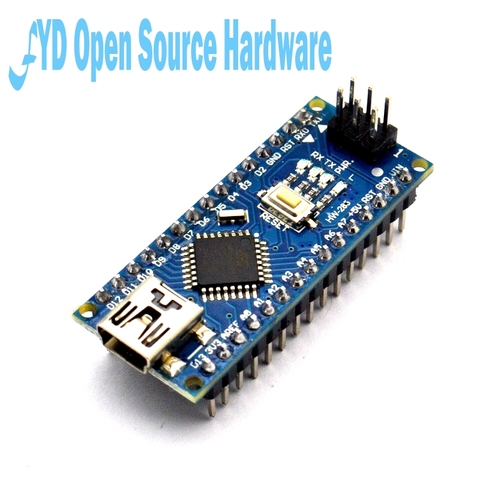1 шт. мини USB с Загрузчиком Nano 3,0 контроллер совместим с arduino CH340 USB драйверами 16 МГц NANO V3.0 Atmega328 ► Фото 1/6