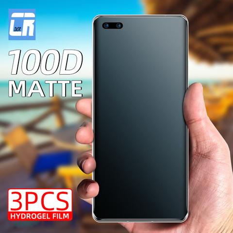 1-3 шт. матовая Гидрогелевая пленка для huawei mate 40 30 20 10 9 pro p40 p30 p20 lite y8p y6p y7a nova 8 se, защита экрана, не стекло ► Фото 1/6