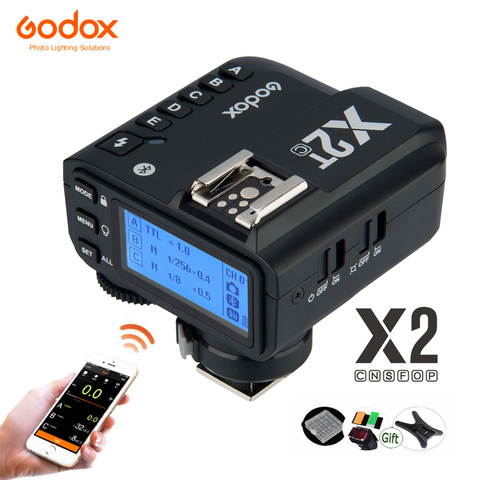 Godox X2T 2,4G ttl Беспроводной триггер для вспышки HSS 1/8000 передатчик X2T-C X2T-N X2T-S X2T-F X2T-O для цифровой зеркальной камеры Canon Nikon sony фужи Олимпус ► Фото 1/6