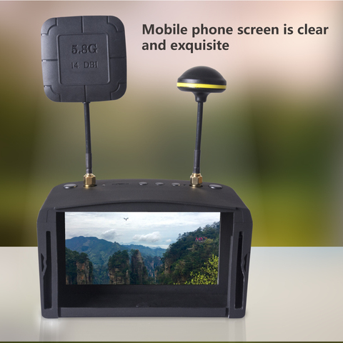 EV800D 5,8G 40CH 5 дюймов 800*480 видео гарнитура HD DVR разнообразие FPV очки с батареей для радиоуправляемого дрона ► Фото 1/6