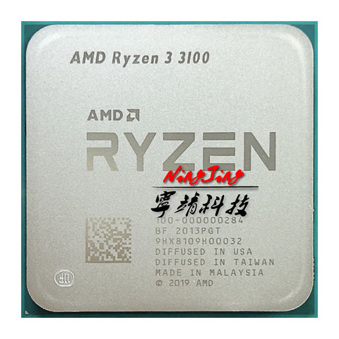 AMD Ryzen 3 3100 R3 3100 3,6 ГГц четырехъядерный восьмипоточный процессор 65 Вт L3 = 16M 100-000000184 разъем AM4 ► Фото 1/1