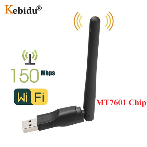 Мини-Антенна Kebidu MT7601, USB, Wi-Fi, беспроводной LAN-адаптер для цифрового спутникового ресивера Freesat V7S V8 Super X800, с функцией Wi-Fi ► Фото 1/6