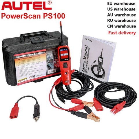Autel PowerScan PS100 Автоматическая электрическая цепь, тестер AVOmeter, система диагностики ► Фото 1/6
