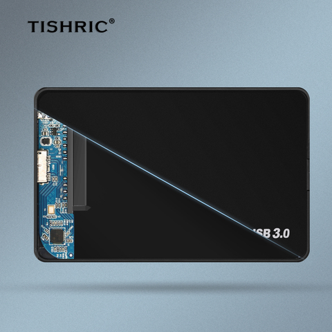 Чехол TISHRIC для жесткого диска USB 3 USB2.0/3,0 для SSD Внешний жесткий диск HDD бокс/карман 2,5 HD SATA для USB до 10 ТБ 5 Гбит/с ► Фото 1/6