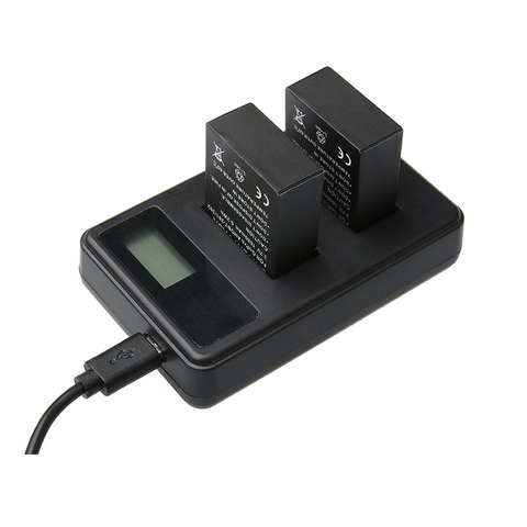 2 шт., аккумуляторы для Gopro Hero 3 3 + аккумулятор + GoPro 3 + 3 USB двойное светодиодное умное зарядное устройство для GoPro аксессуары для камеры ► Фото 1/6