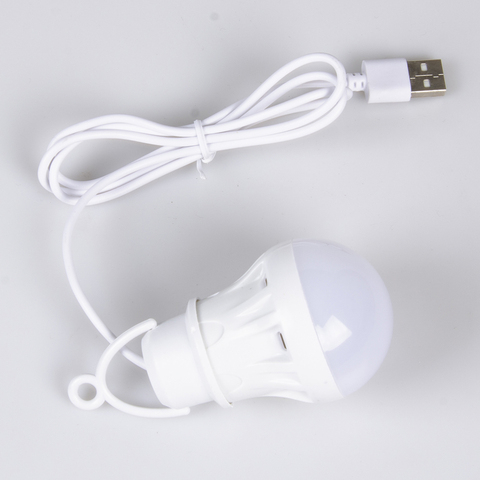 Светодиодный фонарь, переносная лампа для кемпинга, Миниатюрная лампа, 3 Вт, 5 В, светодиодсветильник лампа с питанием от USB для чтения, обучения, настольная лампа с супер яркостью ► Фото 1/6