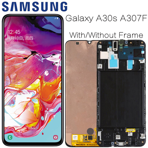 ЖК-дисплей 6,4 AMOLED для Samsung Galaxy A30s/A307F/A307/A307FN, сменный ЖК-экран с дигитайзером в сборе, оригинал ► Фото 1/6