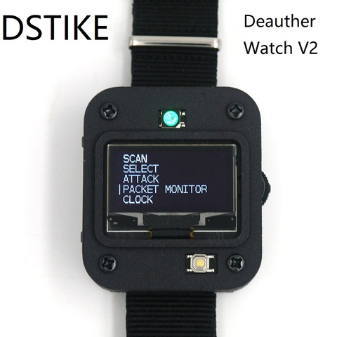 DSTIKE Deauther Watch V2 ESP8266 программируемая макетная плата, Смарт-часы, Arduino, NodeMCU ► Фото 1/6