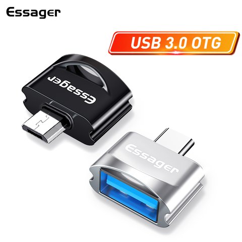 Essager Кабель с разъемом USB типа C OTG адаптер Micro USB разъем Microusb USB-C 