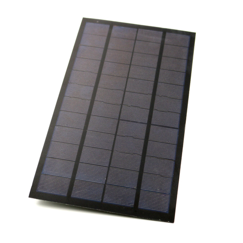 Солнечная панель 583mA 12 в 7 Вт, поликристаллические силиконовые солнечные элементы, стандартные эпоксидные DIY батарея заряд энергии модуль сотовые телефоны мини ► Фото 1/6
