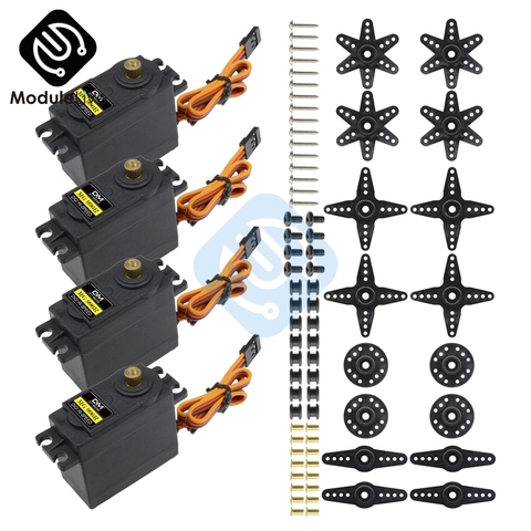 Цифровой Радиоуправляемый мотор сервопривода MG996R, 4 шт. ► Фото 1/6