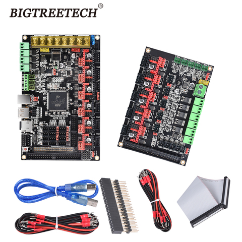 Материнская плата BIGTREETECH GTR V1.0 32 бит, плата расширения M5, TMC2209 TMC2208 11, драйвер двигателя для 3D-принтера ► Фото 1/6