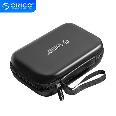 ORICO Внешний жесткий чехол для хранения HDD SSD сумка для 2,5 жесткого диска внешний аккумулятор USB кабель зарядное устройство Внешний аккумулято... ► Фото 1/6
