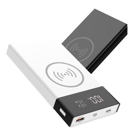 Беспроводное зарядное устройство Qi QC3.0, 6 аккумуляторов 18650, USB Type-C PD, чехол для быстрой зарядки, мобильный телефон, планшет (без аккумулятора) ► Фото 1/6