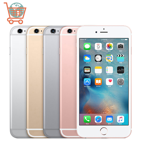 Разблокированный смартфон Apple iPhone 6S 6SP iPhone Apple 6S Plus, 4,7/5,5 дюйма, IOS 16/32/64/128 Гб ПЗУ, 12 МП, двухъядерный, a9. ► Фото 1/6