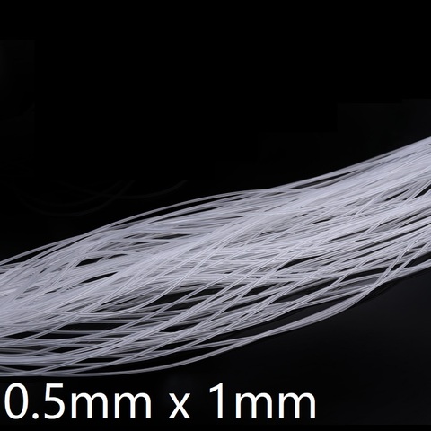 Прозрачный Гибкая силиконовая труба ID 0,5 мм x 1 мм OD Еда Класс нетоксичный пить воду резиновый шланг молока пива мягкой трубы разъем ► Фото 1/6