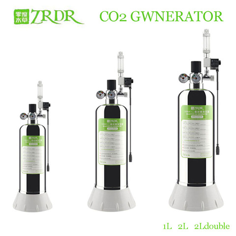 ZRDR аквариум DIY система генератора CO2 комплект с регулятором воздушного потока Соленоидный клапан CO2 клапан углекислого газа газовый баллон ► Фото 1/6