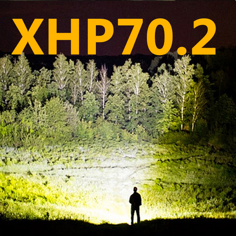 Мощный светодиодный налобный фонарь XHP70.2 Z402810 3200 лм, мощный светильник ЛОБНЫЙ фонарь, Головной фонарь, фонарик, фонарик светильник m-l t6 ► Фото 1/6