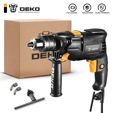 Дрель ударная сетевая DEKO DKID600W 063-4154/063-4162 ► Фото 1/5