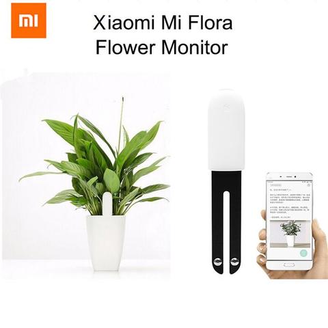 Смарт-Датчик Xiaomi Mi Flora Monitor, умный детектор цветов для ухода за растениями, травой, цветами, почвой, водой, освещением ► Фото 1/6