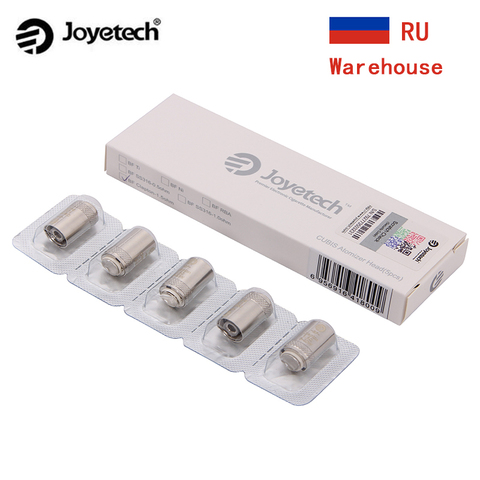 Оригинальные катушки Joyetech Cubis BF SS316, Сменная головка для атомайзера Cubis 5 шт./лот ► Фото 1/6