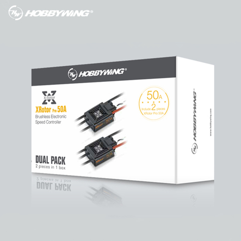 Оригинальное Hobbywing XRotor PRO 50A ESC 4-6S LiPo бесщеточный ESC DEO для квадрокоптеров 650 ~ 880 класса ► Фото 1/1