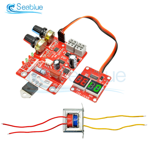 Плата управления для точечной сварки 40A/100A, время точечной сварки и текущее управление, таймер тока с цифровым дисплеем ► Фото 1/6