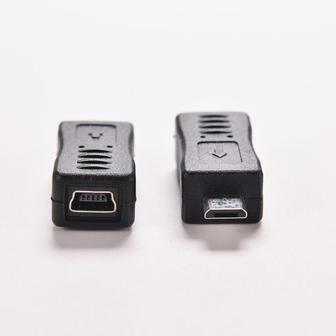 Переходник с Micro USB «папа» на Mini USB «мама», переходник для мобильных телефонов, MP3 ► Фото 1/6