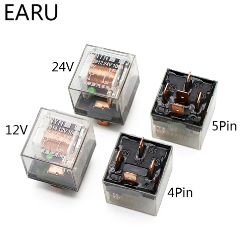 1 шт. Водонепроницаемый автомобильное реле 12V 100A 5Pin SPDT автомобиля Управление устройство автомобильное реле постоянного тока 24В высокое Ёмко... ► Фото 1/6