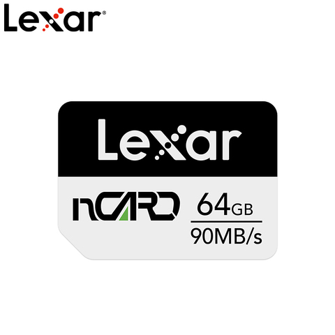 Оригинальная нано-карта памяти Lexar nCard 64 Гб 128 ГБ 256 ГБ, высокоскоростная флеш-карта памяти для телефона, макс. 90 фотосессия, карта для Huawei P30 Mate ... ► Фото 1/6