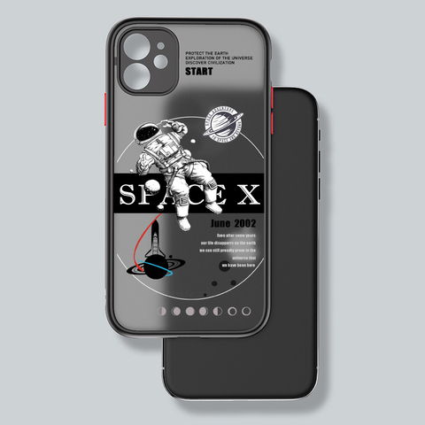 Чехол для iphone 12 11 Pro 11Pro 12Pro Max mini 6 7 8 6s Plus X XR XS max SE 2022, чехлы для телефонов Apple Space ► Фото 1/6
