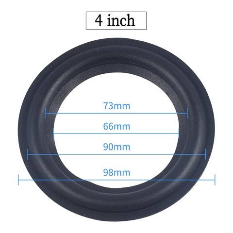 Резиновая губка для подвески колонки, 2 шт., аксессуары для ремонта колонок 4/5/6, 5/8/10/Детали динамика, сабвуфер, басовый динамик ► Фото 1/3