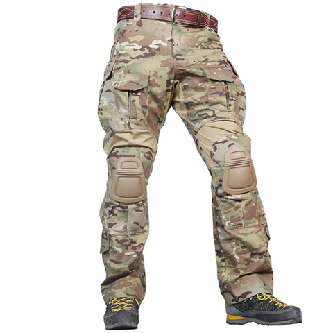 Wolf Enemy G3 боевые штаны с наколенниками страйкбол тактические брюки мультикам черный CP синий Gen3 Военная Охота камуфляж ► Фото 1/1