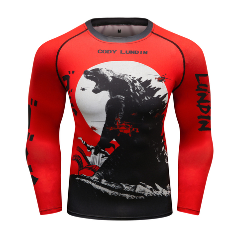 MMA Rashguard bjj Jiu jitsu футболка s Мужская Муай Тай футболка футболки с изображением кикбоксинга дышащая бокса боев MMA одежда боксерский Джерси ► Фото 1/6