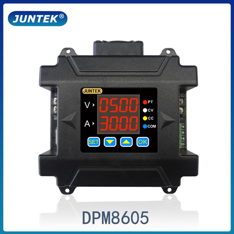 JUNTEK DPM8605 60V5A вольтметр DC-DC регулятор напряжения постоянный ток источник питания программируемый понижающий модуль преобразователя Напряжения ► Фото 1/6