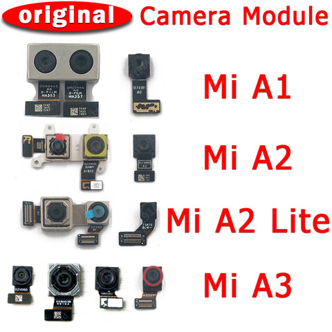 Оригинальная фронтальная задняя камера для Xiaomi Mi A1 5X A2 Lite 6X A3 основной фронтальный модуль камеры гибкий кабель запасные части ► Фото 1/5