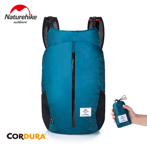 Рюкзак Naturehike CORDURA, складной портативный водонепроницаемый рюкзак 25л, 30D нейлоновая сумка для бега, легкая модная спортивная сумка ► Фото 1/6