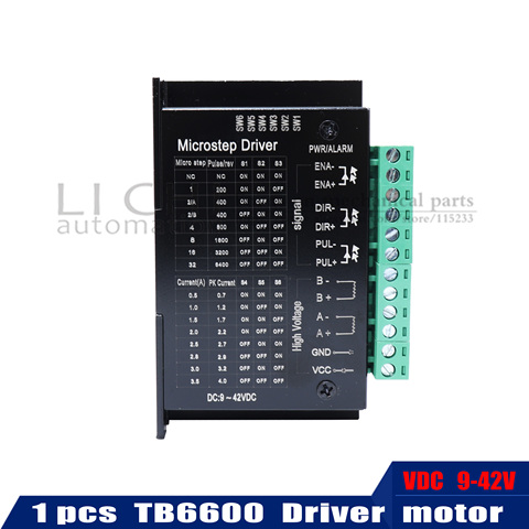 TB6600 обновление S109AFTG драйвер платы шаговый двигатель Драйвер DC 9V-42V CNC одноосный контроллер драйвер двигателя ► Фото 1/6